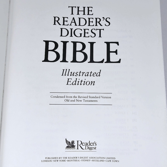 The Reader's Digest Bible Illustrated Edition (Hardcover 1995) Vintage - Picture 10 of 12